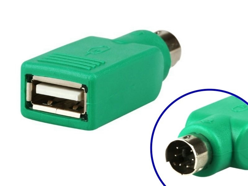 USB A母-MINI 6公 轉接頭